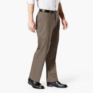 Dockers Signature Stretch Classic Fit Comfort Waistband Permanent Crease  Pants